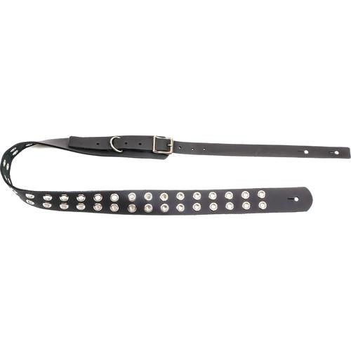 Funk Plus Double Grommet Genuine Premium Leather Guitar Strap with Buckle