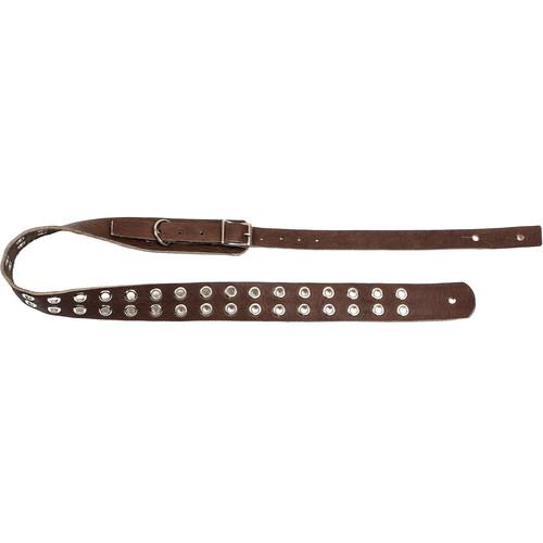 Funk Plus Double Grommet Genuine Premium Leather Guitar Strap with Buckle