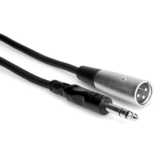 Hosa Technology Stereo 1 4" Male to 3-Pin XLR Male Interconnect Cable - 10