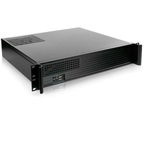 iStarUSA 2 RU Compact Rackmount microATX Chassis with 700W Power Supply