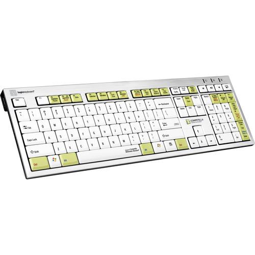 LogicKeyboard Telecom Keyboard for Competella Multimedia Attendant Operator System