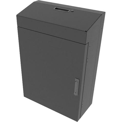 Middle Atlantic Pre-Configured 4 RU Low-Profile Wall Rack with 30" Usable Depth & Solid Top