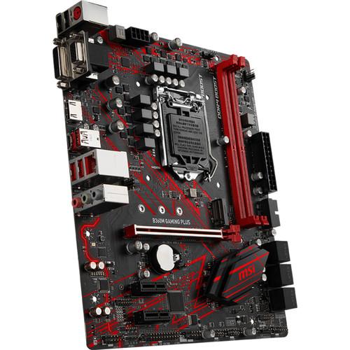 MSI B360M Gaming Plus LGA 1151 Micro-ATX Motherboard