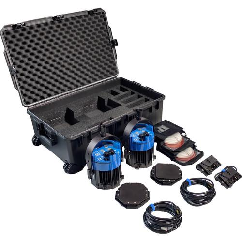 Nila Double Varsa V2 Daylight Kit with Gold Mount Battery Plates