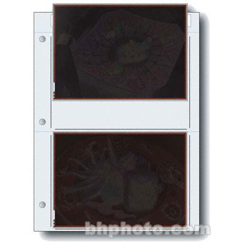 Print File Archival Storage Page for Negatives, 5x7", Holds 2 Negatives or Transparencies - 100 Pack