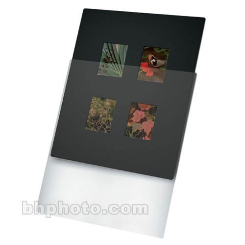 Print File Overmat - 8 x 10" - Holds Four 6x4.5cm Transparencies - 10 Pack