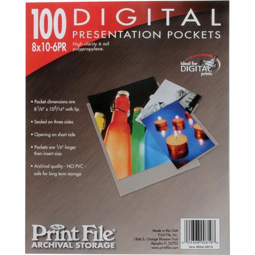 Print File Polypropylene Presentation Pocket