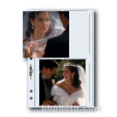 Print File Premium Series-M Archival Storage Page for Prints - 5x5" - Holds 4 Prints - 25 Pack