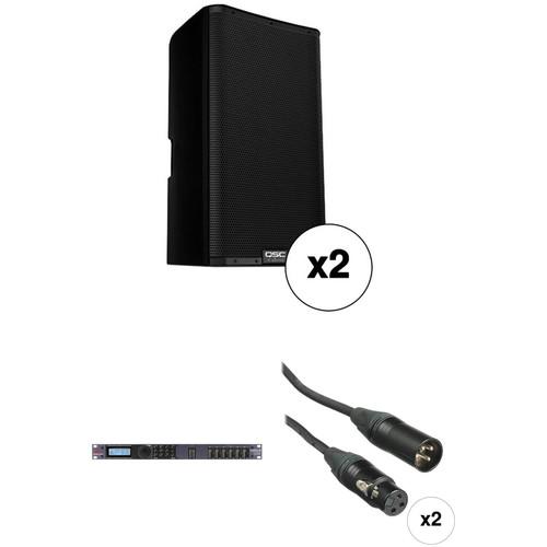 QSC K12.2 Dual Kit with dbx DriveRack and Cables