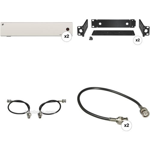 Sennheiser Dual G4 ASA 214-UHF Active Antenna Splitter Bundle 2 Kit