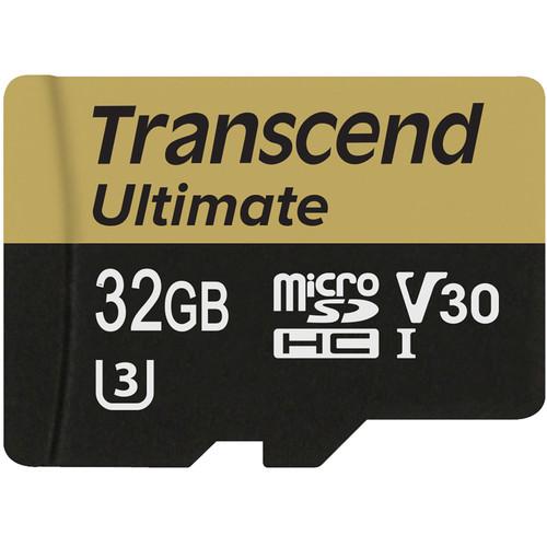 Transcend 32GB Ultimate UHS-I microSDHC Memory Card