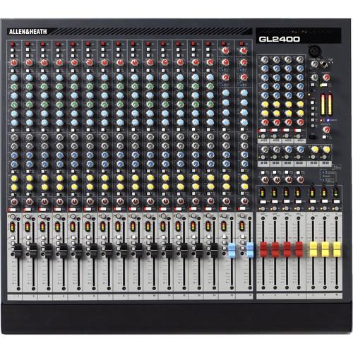 Allen & Heath GL2400-16 16-Input, 4-Buss Live Sound Reinforcement Analog Mixing Console