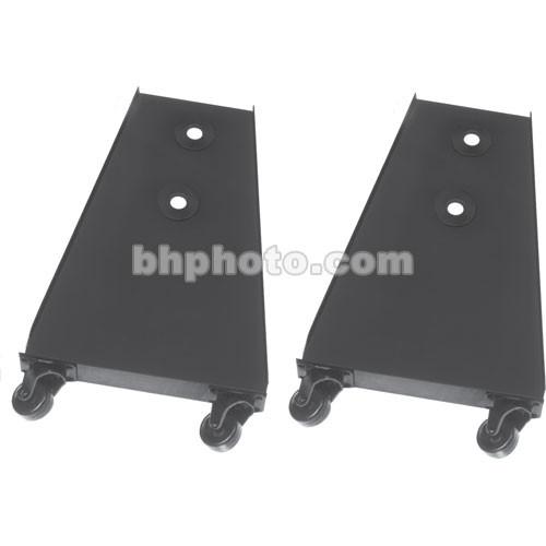 Altman Heavy Duty Floor Trunnions with Casters for 520 Borderlight - Set of 2