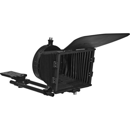 Cavision 4x4 Bellows Matte Box Kit - for JVC GY-HD100U Camera, 15mm Rod Support, French Flag