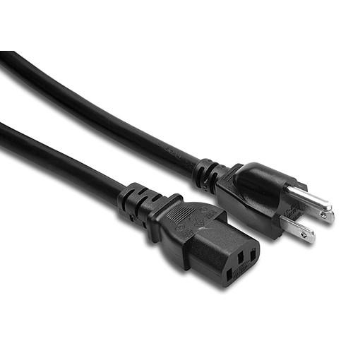 Hosa Technology Black 14 Gauge Electrical Extension Cable with IEC Female Connector - 1.5
