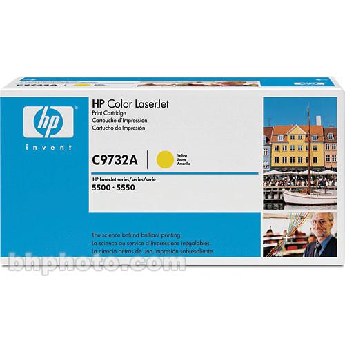 HP Yellow Toner Cartridge for Hewlett-Packard LaserJet 5500 Printer