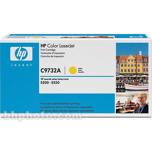 HP Yellow Toner Cartridge for Hewlett-Packard LaserJet 5500 Printer