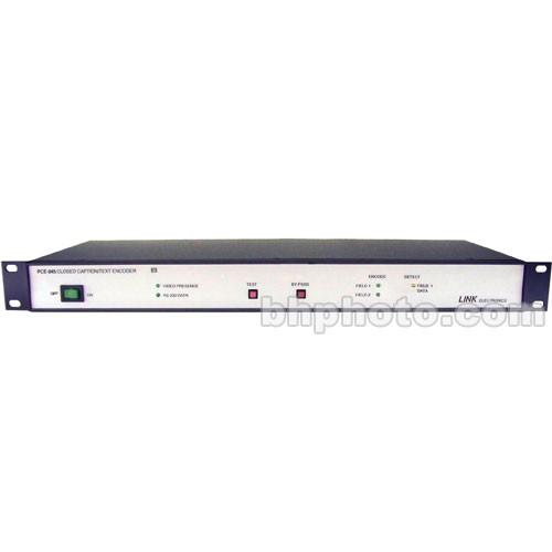 Link Electronics PCE-845 Closed Caption Encoder - NTSC, PAL, Component, Y C, Composite , CC1, CC2, T1,T2, RS-232, Rackmountable