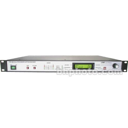 Link Electronics PDP-886 Closed Caption Encoder with Decoder - NTSC, PAL, SDI, Composite , CC1, CC2, CC3, CC4, T1, T2, T3, T4, XDS, RS-232, Rackmountable