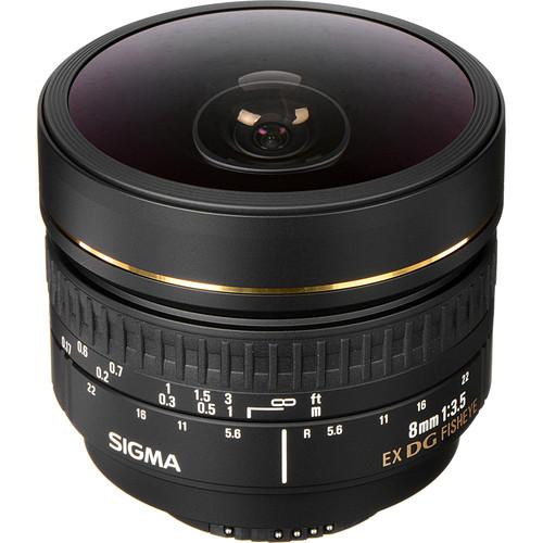 Sigma 8mm f 3.5 EX DG Circular Fisheye Lens for Nikon F