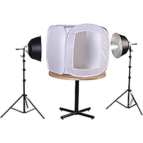 Smith-Victor FLB-2 700W 2-Fluorescent Light 28" Tent Kit