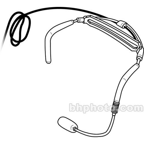 Telex WPHS-746 Special Projects Water-Proof Head-worn Condenser Microphone with TA4 Connector