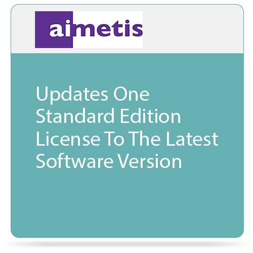 aimetis One Symphony 7 Standard Edition License Update to Latest Software Version