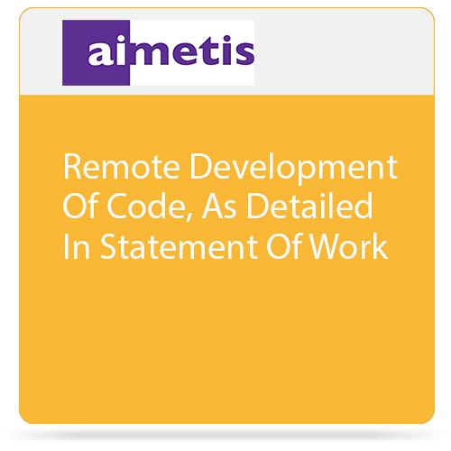 aimetis Remote Development of Code