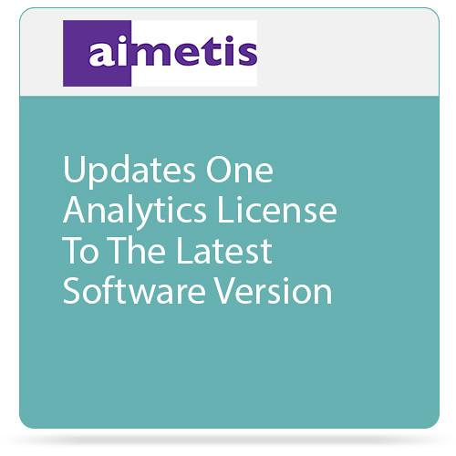aimetis Update One Symphony 7 Analytics License to Latest Software Version