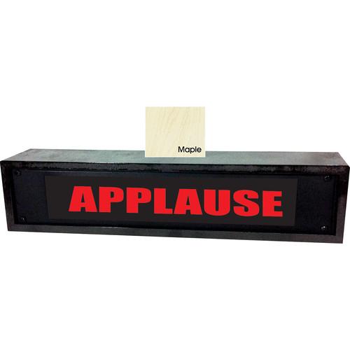 American Recorder APPLAUSE Sign with LEDs & Maple Enclosure