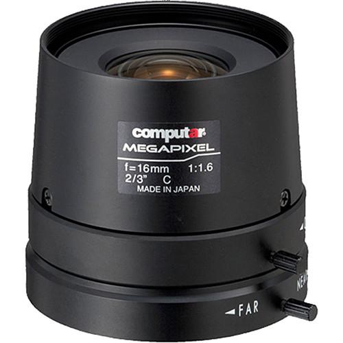 computar C-Mount 16mm f 1.6 5MP Manual Iris Lens