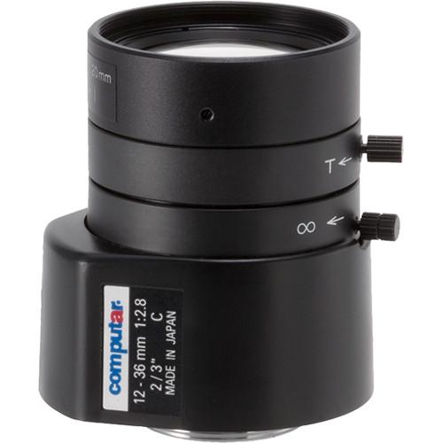 computar Megapixel Series 2 3" C-Mount 12-36mm f 2.8 DC Auto-Iris Lens