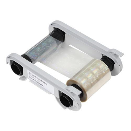 Evolis Registered Hologram Overlay with Generic Globe Design