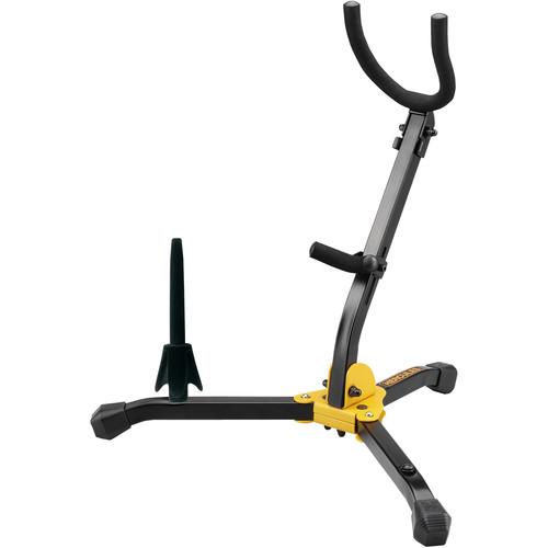 HERCULES Stands Alto Tenor Saxophone Stand with Deluxe Velvet Peg for Clarinet Flute