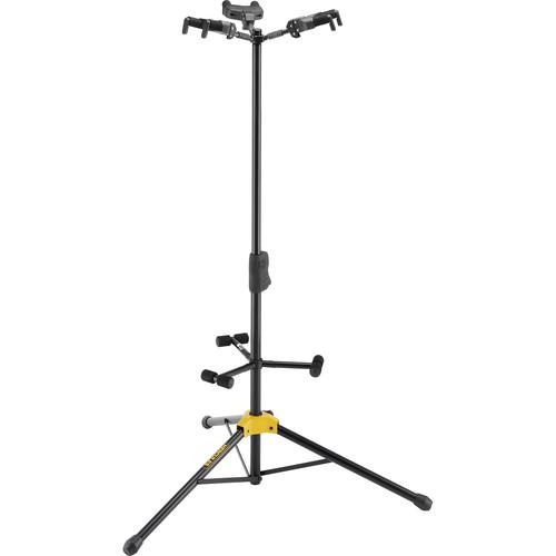 HERCULES Stands Auto-Grip Tri-Guitar Stand with Backrests