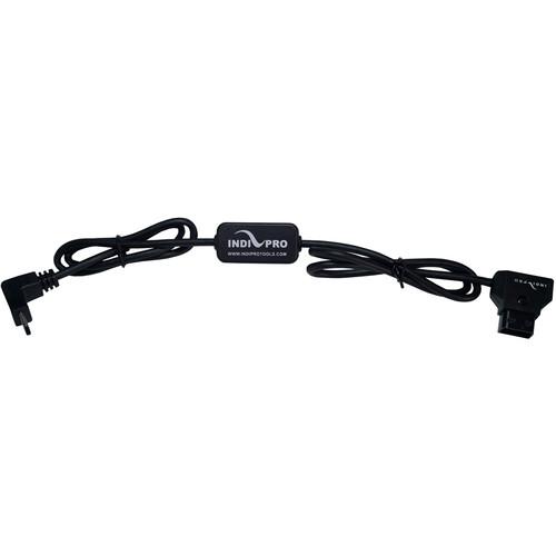 IndiPRO Tools D-Tap to Regulated Right-Angle USB Type-C Cable for GoPro HERO7 6 5 Black and HERO 2018
