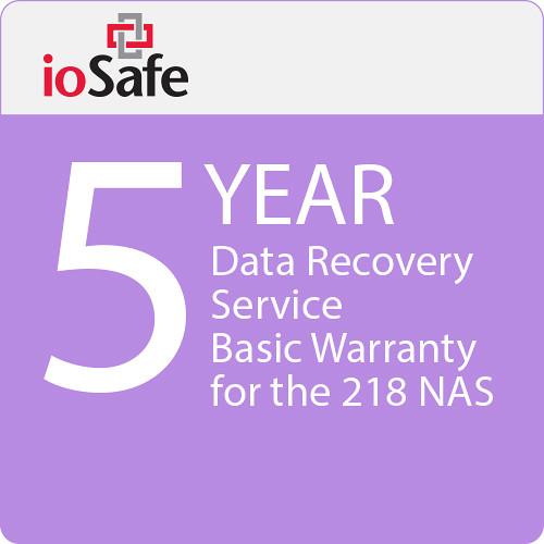 IoSafe 5-Year Data Recovery Service Basic Warranty Upgrade for the 218 NAS