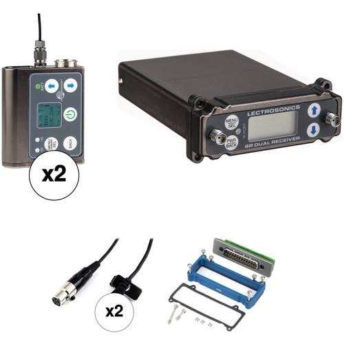 Lectrosonics SRc SMWB Dual Transmitter and Receiver with Unislot Camera Mount ENG Kit
