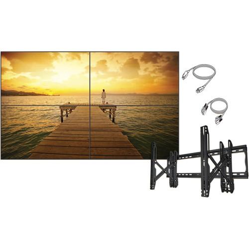 LG 55" 55VM5B FHD Digital Signage Display Bundle with Mount