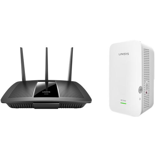 Linksys EA7300 Max-Stream Gigabit Router Kit with Max-Stream Dual-Band Range Extender