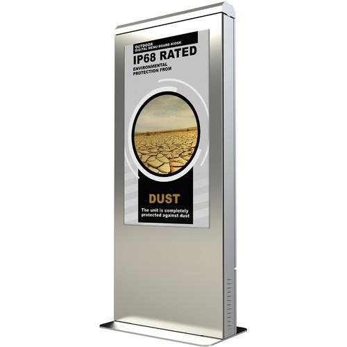 Peerless-AV 47" Xtreme Outdoor Portrait Kiosk with Optically Bonded Display