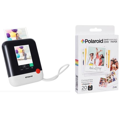 Polaroid Pop Instant Print Digital Camera with ZINK Paper Kit