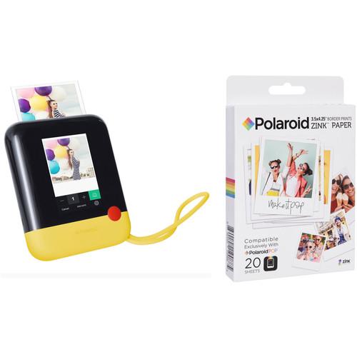 Polaroid Pop Instant Print Digital Camera with ZINK Paper Kit