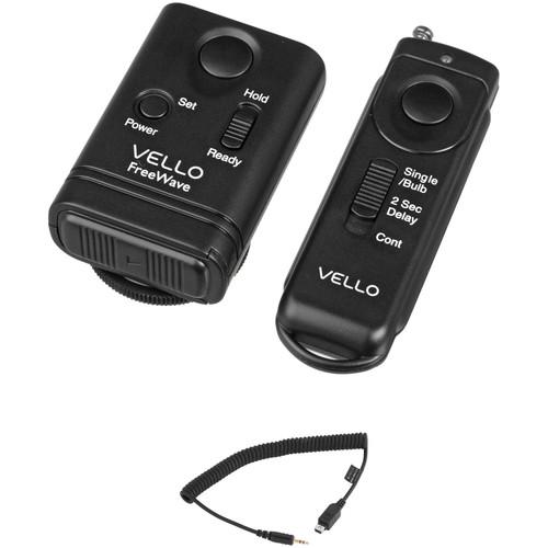 Vello FreeWave Wireless Remote Shutter Release for Nikon and Olympus Kit