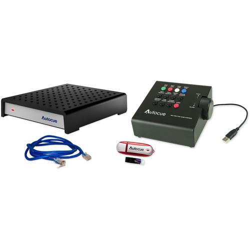 Autocue QTV QMaster SDI and QBox V6 Package with USB Multi-Button Hand Control