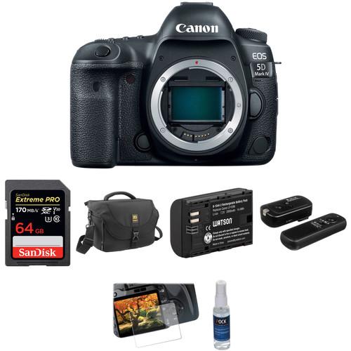 Canon EOS 5D Mark IV DSLR Camera Body Basic Kit
