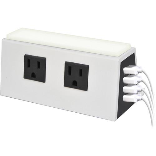 Case Logic 5.1A Four-Port USB Charging Station & Power Outlet