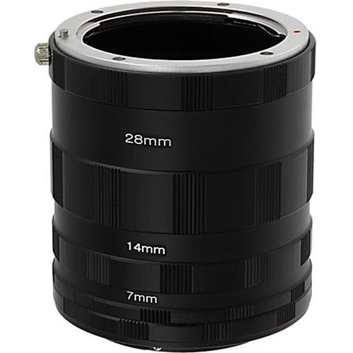 FotodioX Macro Extension Tube Set for 4 3-Mount Cameras: for Extreme Close-Up Photography
