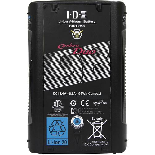 IDX System Technology DUO-C98 96Wh High-Load Battery with D-Tap Advanced, Standard D-Tap & USB Port