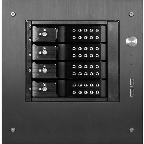 iStarUSA Compact Stylish 4x 3.5" Hotswap Trayless mini-ITX Tower